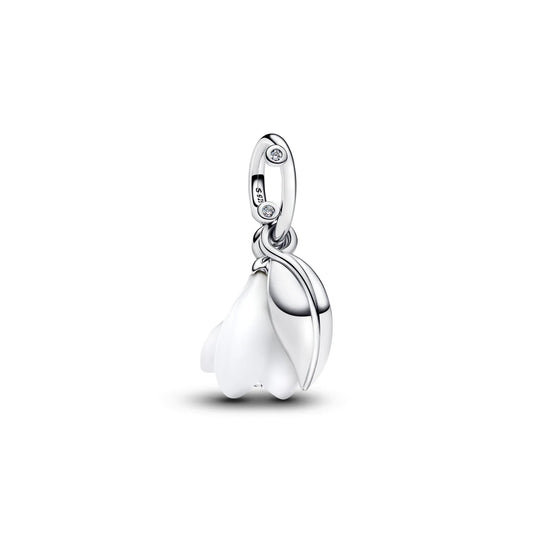 Snowdrop Flower Dangle Charm