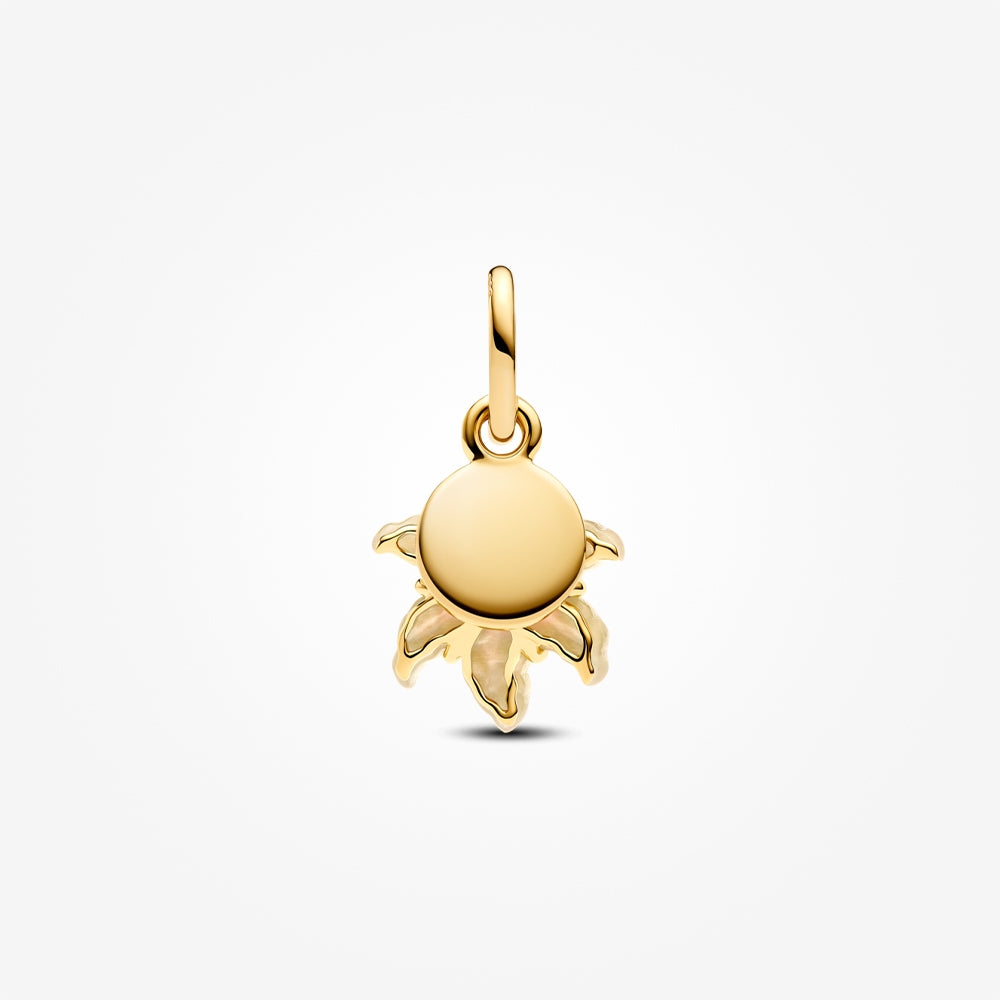 Disney 14K Gold Plated Tangled Sundrop Flower Glow-in-the-dark Charm
