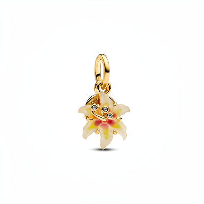 Disney 14K Gold Plated Tangled Sundrop Flower Glow-in-the-dark Charm