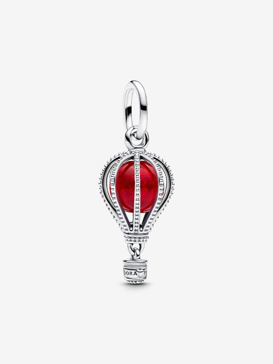 Hot Air Balloon Murano Glass Dangle Charm