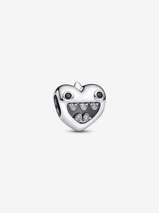 Mom's Little Monsters Heart Charm