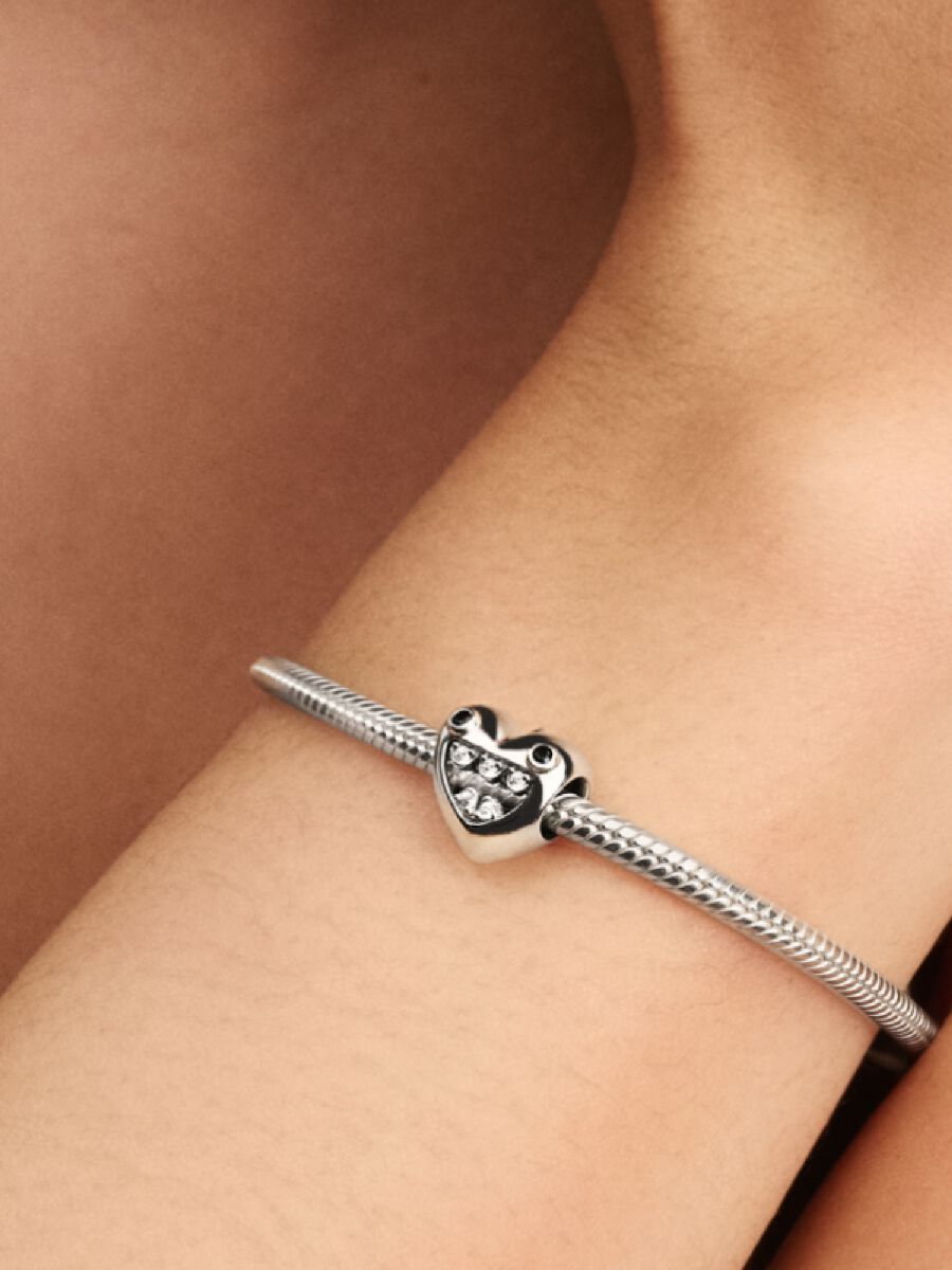 Mom's Little Monsters Heart Charm
