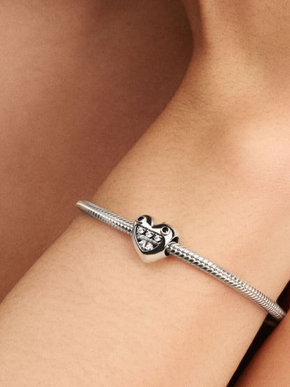 Mom's Little Monsters Heart Charm