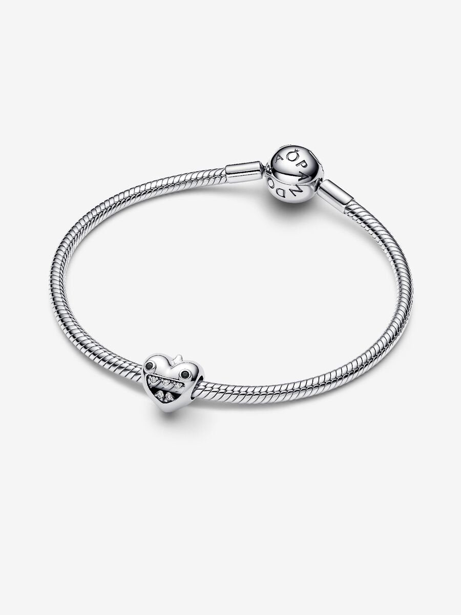 Mom's Little Monsters Heart Charm