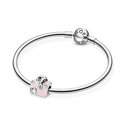 Suitcase Silver Charm