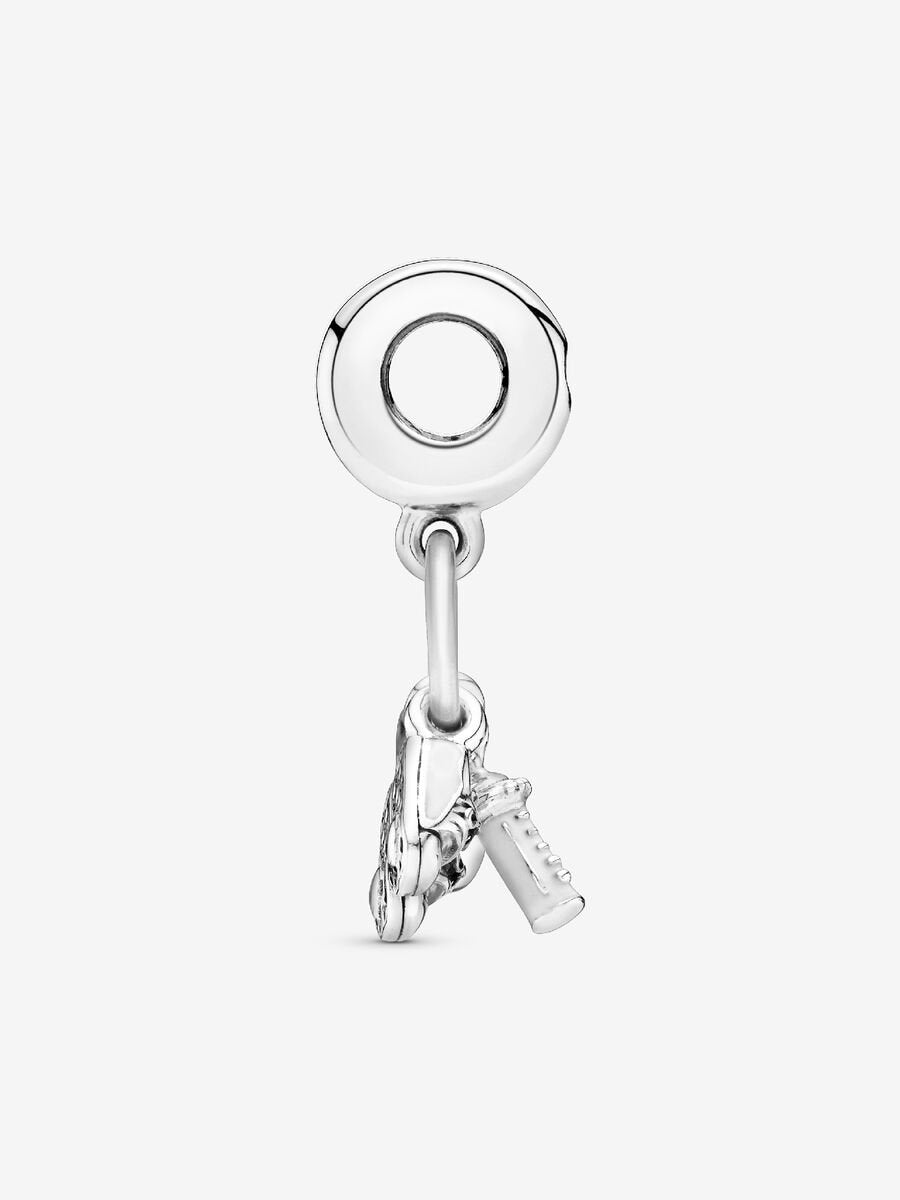 Baby Bottle and Shoes Dangle Charm