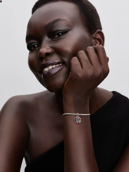 Holiday Wreath Double Dangle Charm