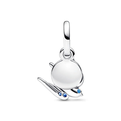 SPARKLING SWALLOW & QUOTE DOUBLE DANGLE CHARM