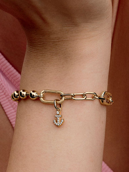 Pandora ME Anchor Mini Dangle Charm
14k gold plating