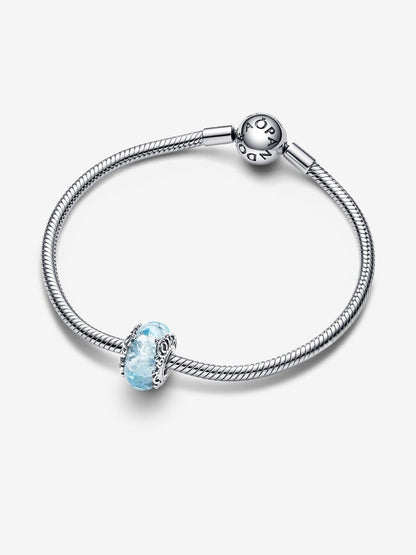 Disney Cinderella Murano Glass Charm
Sterling silver