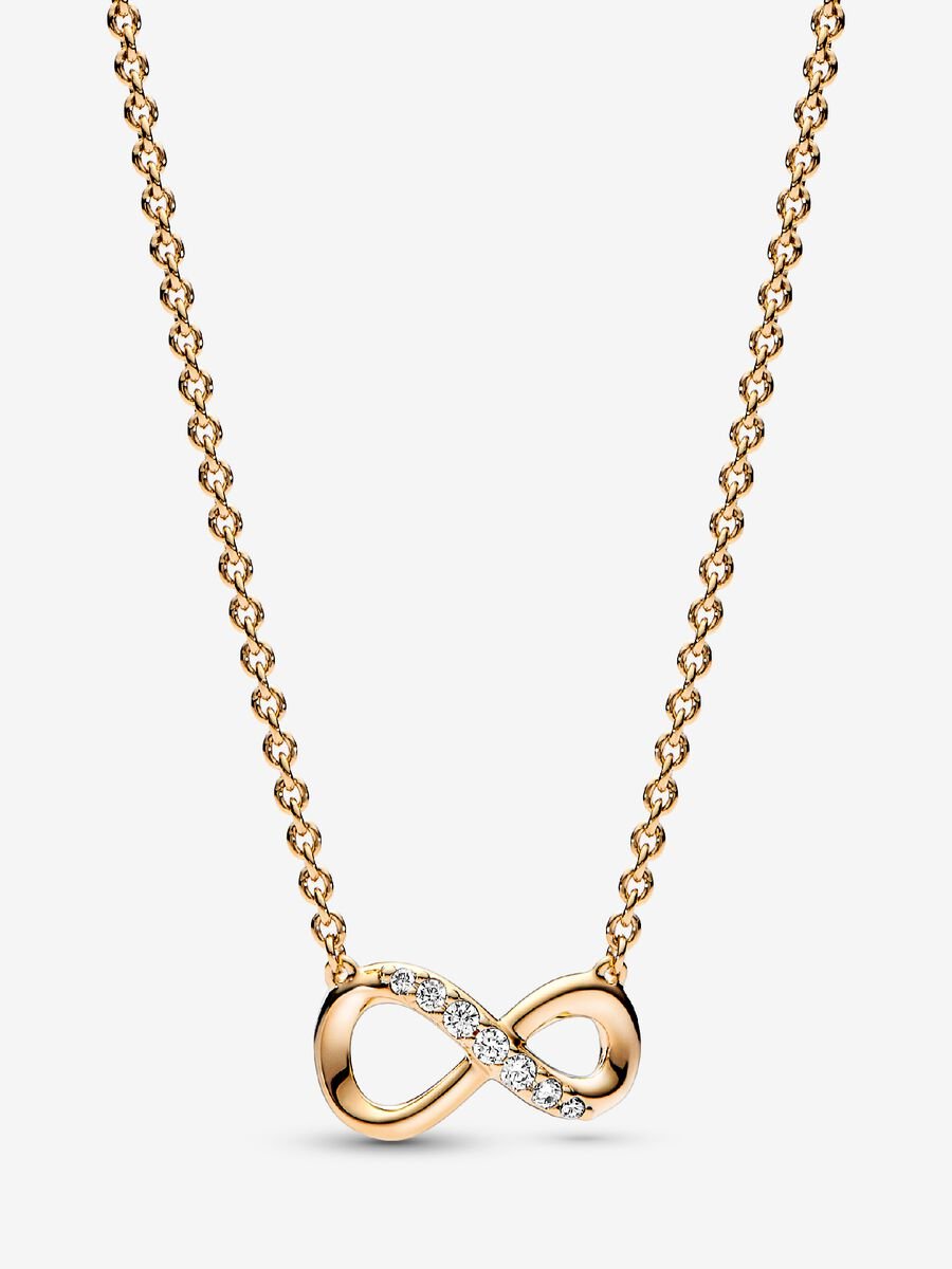 Sparkling Infinity Collier Necklace
14k gold plating