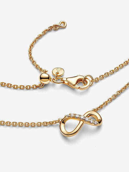 Sparkling Infinity Collier Necklace
14k gold plating