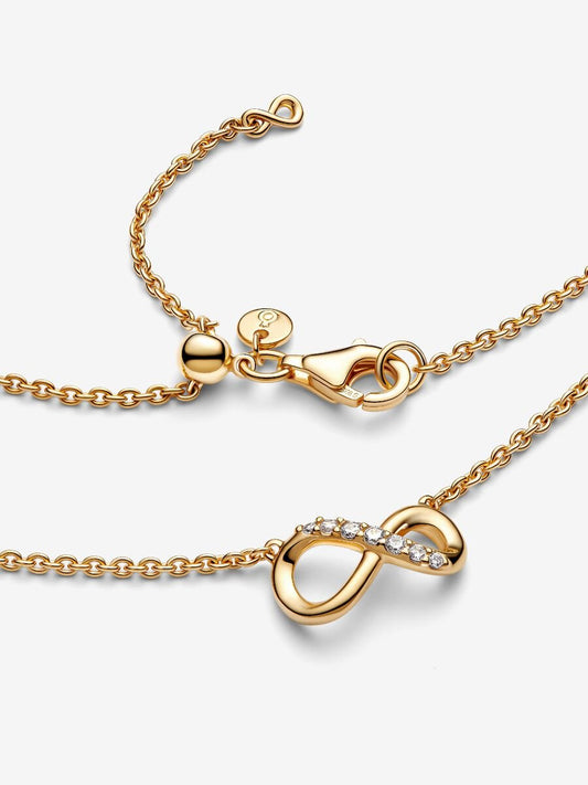 Sparkling Infinity Collier Necklace
14k gold plating