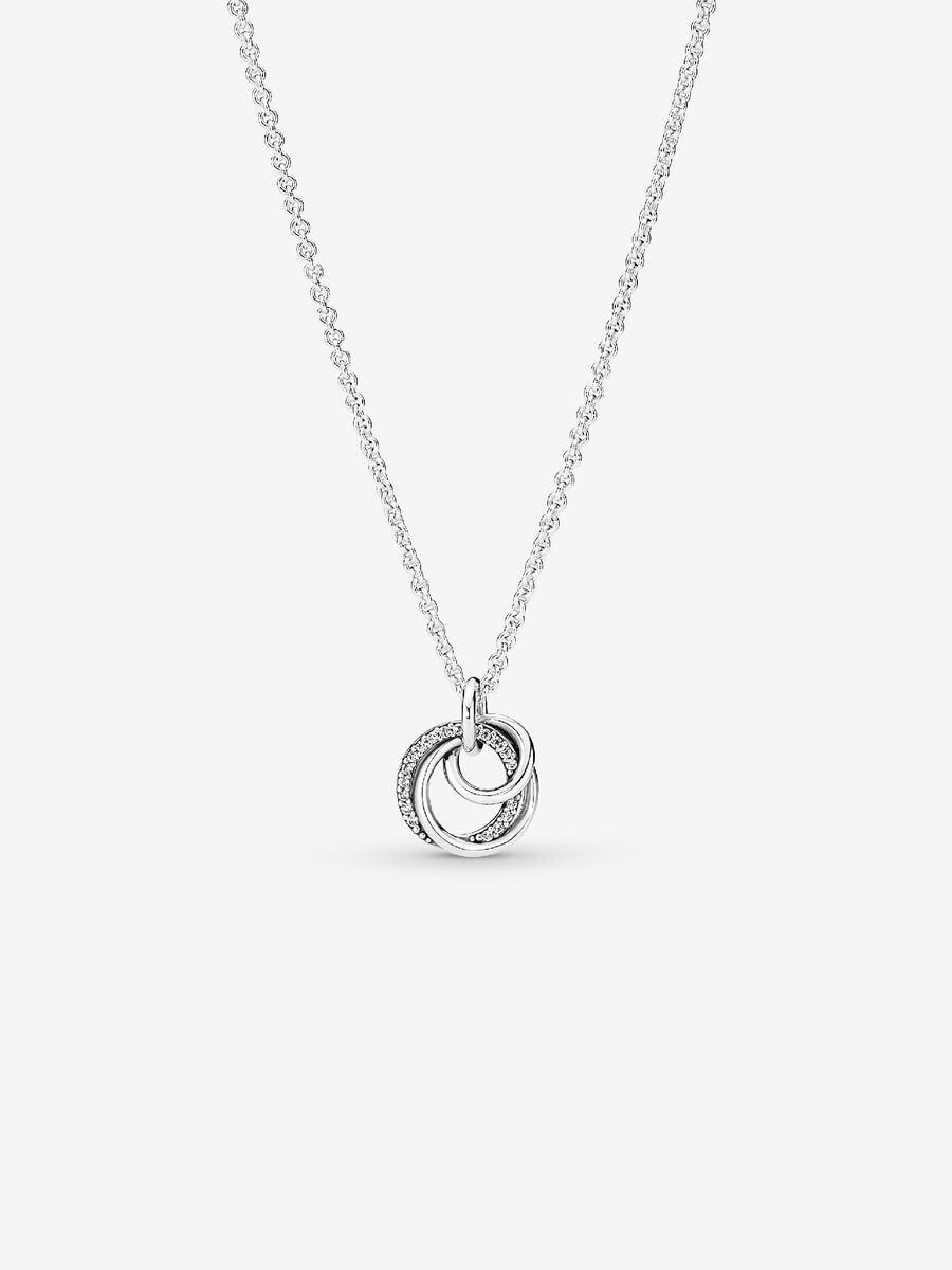 Family Always Encircled Pendant Necklace