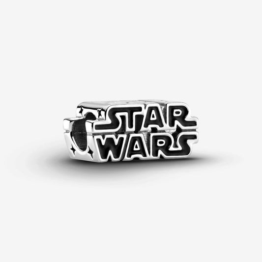 Star Wars Silver 3D Logo Charm