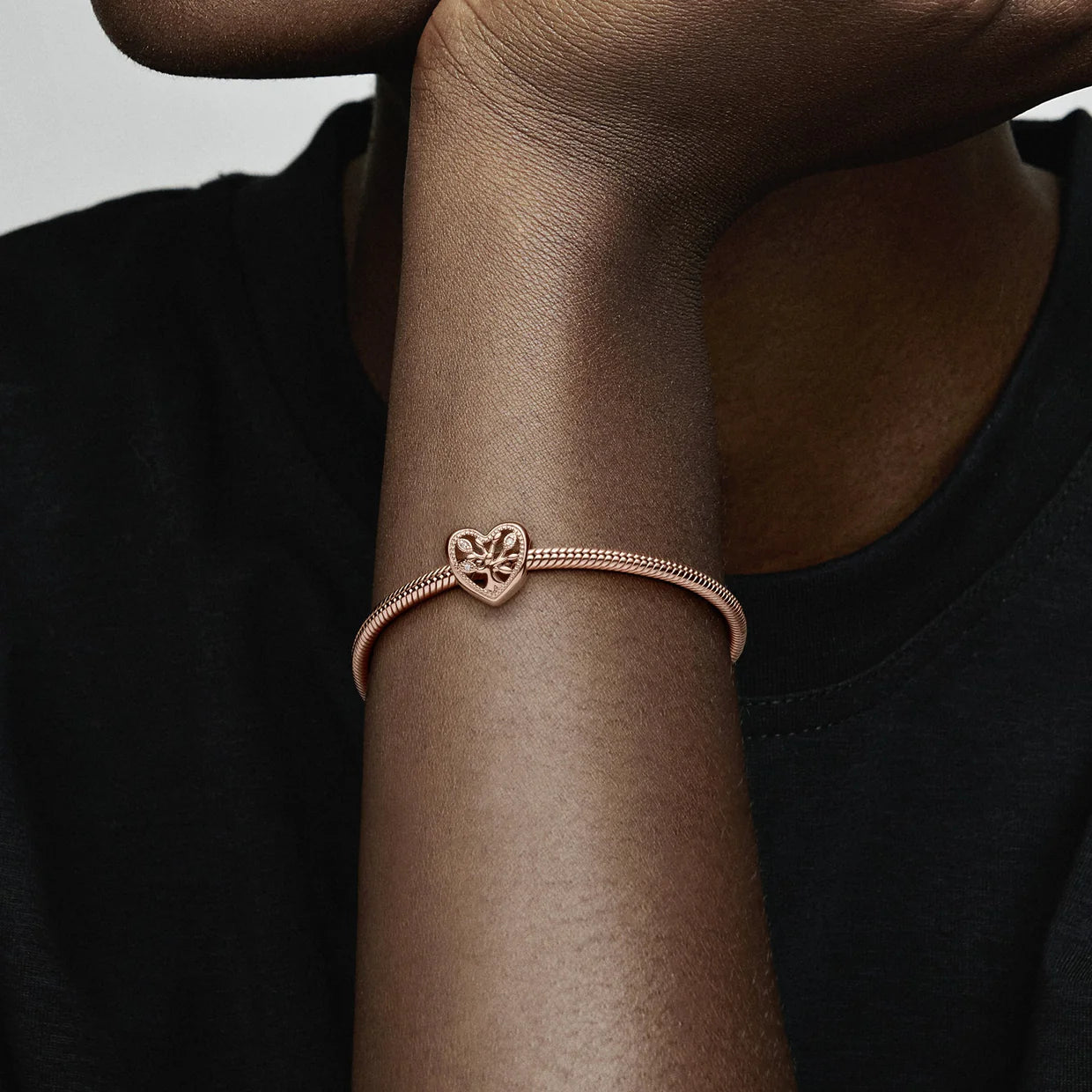 Openwork Family Roots 14K Rose Gold-Plated