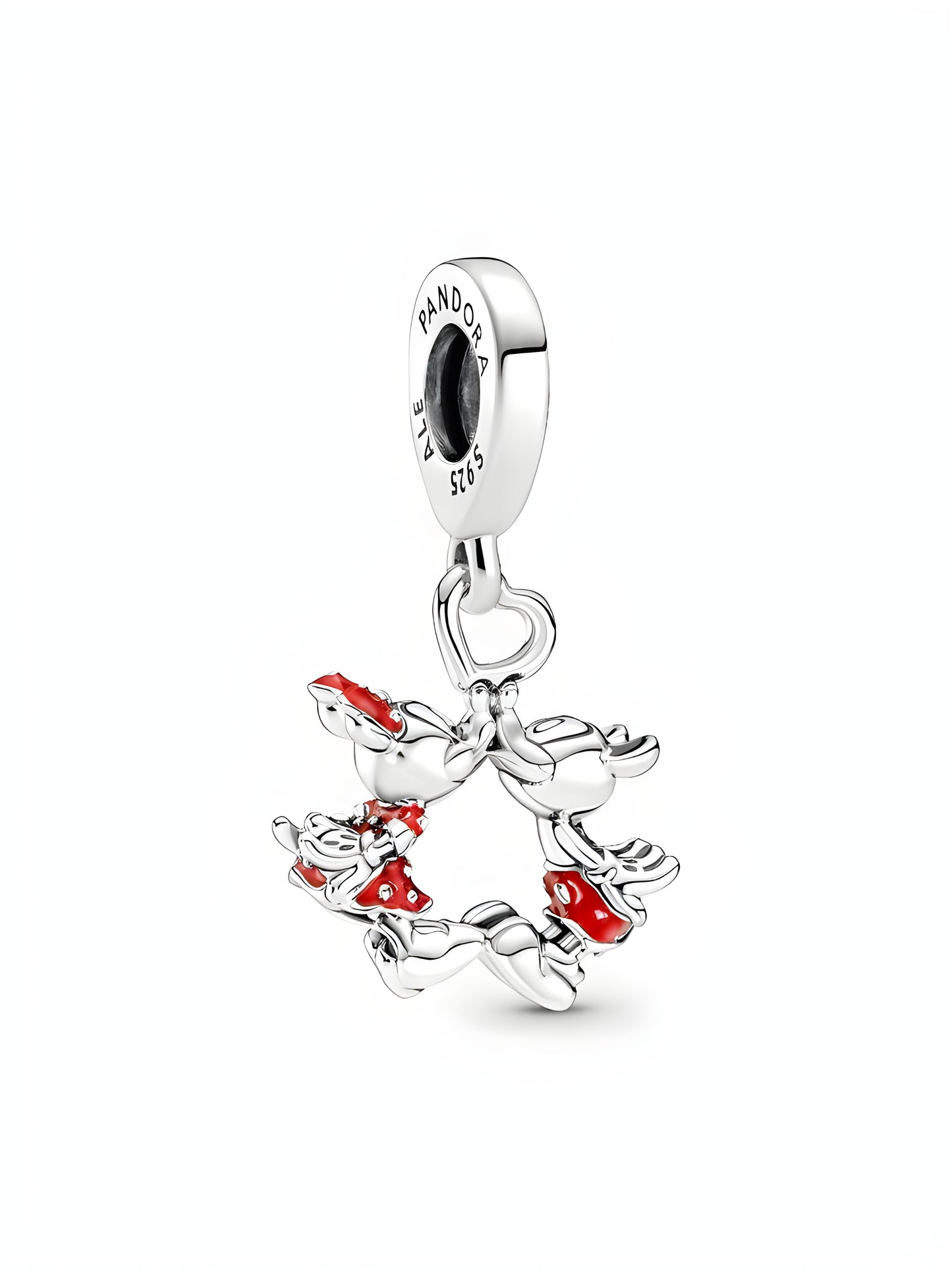 Disney Mickey Mouse & Minnie Mouse Kissing Dangle Charm