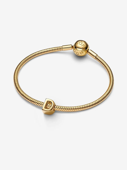 Letter D Alphabet Charm
14k gold plating