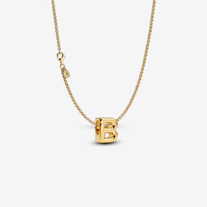 Letter B Alphabet Charm
14k gold plating