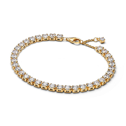 Sparkling Tennis Bracelet 14k gold