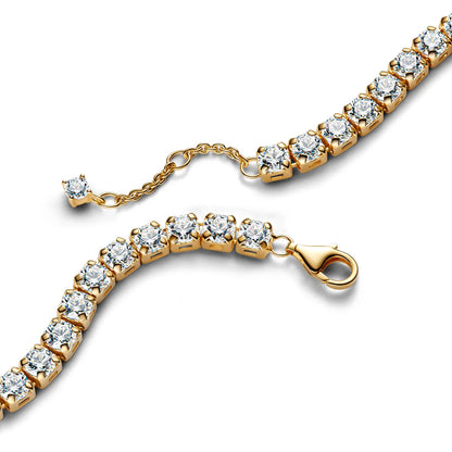 Sparkling Tennis Bracelet 14k gold