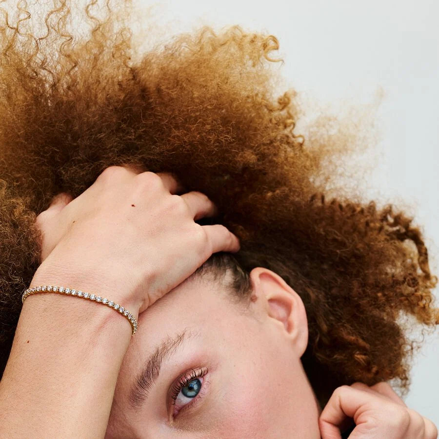 Sparkling Tennis Bracelet 14k gold