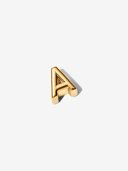 Letter A Alphabet Charm
14k gold plating