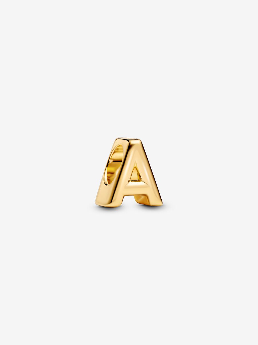 Letter A Alphabet Charm
14k gold plating