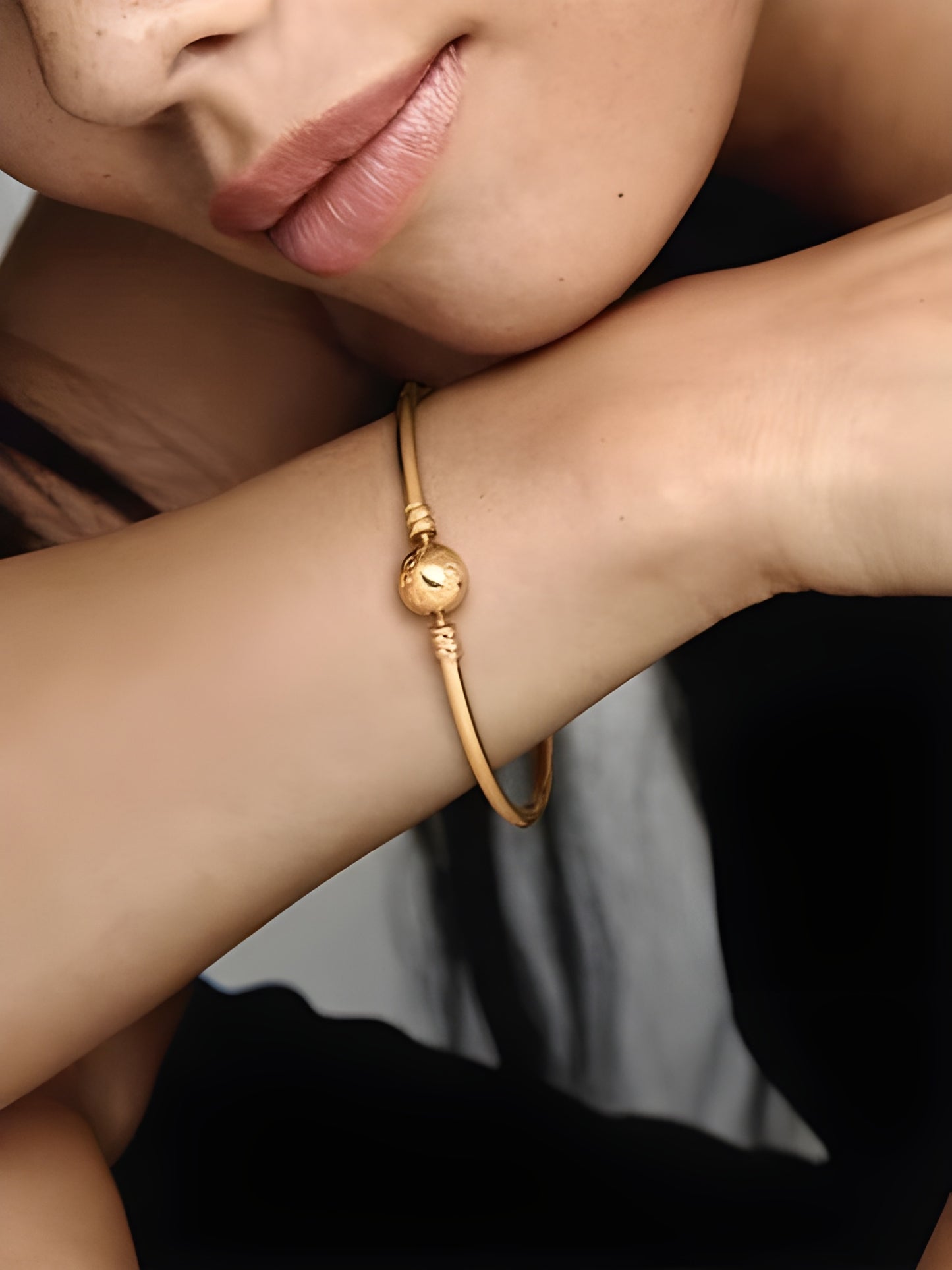 Bangle Gold plated bracelet (14k Gold plated)