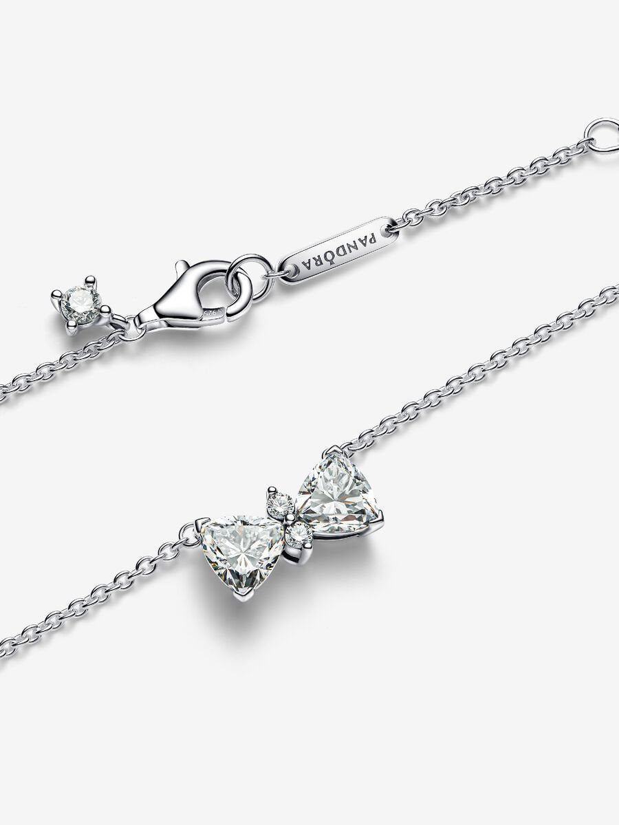 Sparkling Bow Necklace