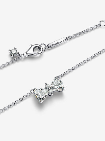 Sparkling Bow Necklace