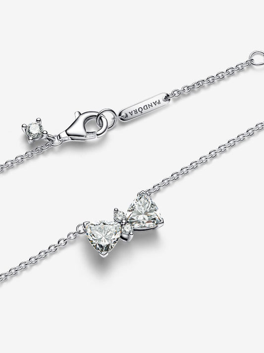 Sparkling Bow Necklace