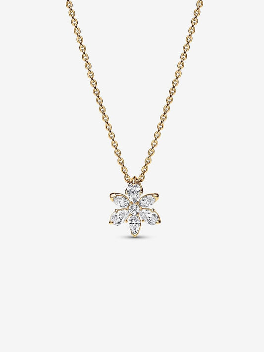 Sparkling Herbarium Cluster Pendant Necklace
14k gold plating
