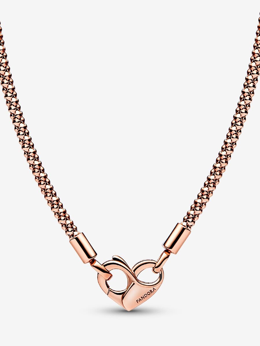 Pandora Moments Studded Chain Necklace
14k rose gold plating