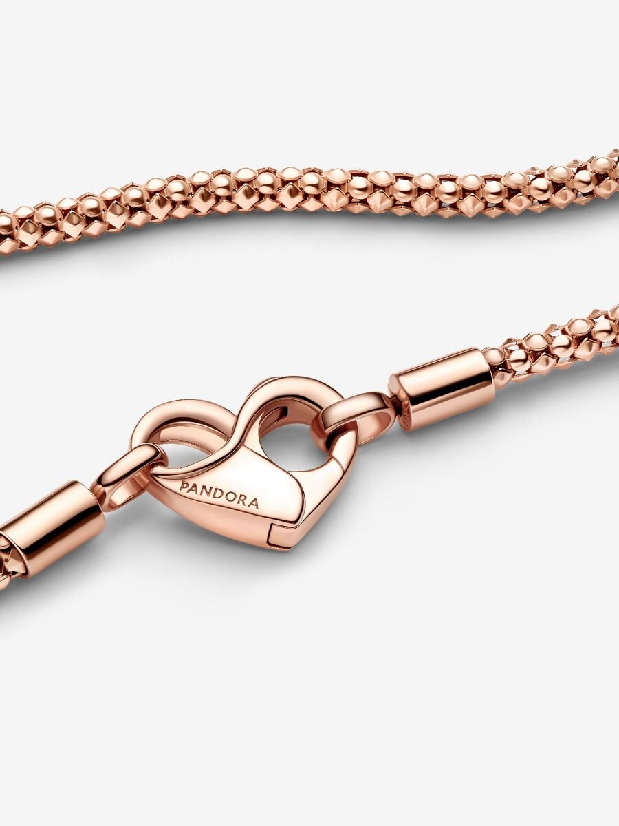Pandora Moments Studded Chain Necklace
14k rose gold plating