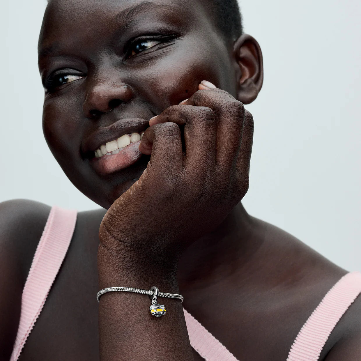 Engravable Lisbon Tram Sterling Silver Double Dangle