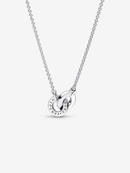 Pandora Signature Intertwined Pavé Pendant Necklace