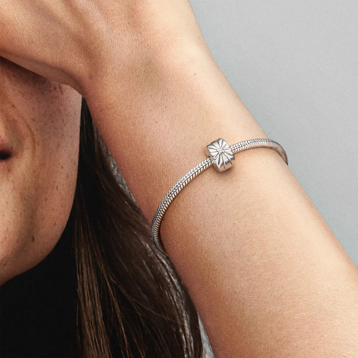 Clear Pavé Clip Charm