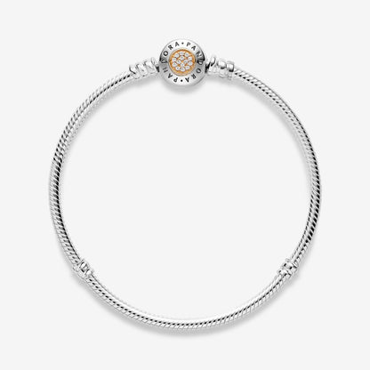 Pandora Moments Bracelet in Sterling Silver & [14K Yellow Gold]