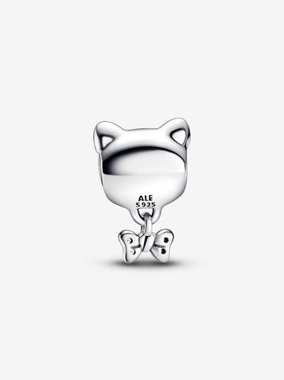 Pet Cat & Bow Charm
Sterling silver