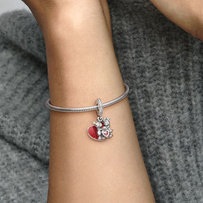 Disney Mickey Mouse & Minnie Mouse Love Dangle Charm