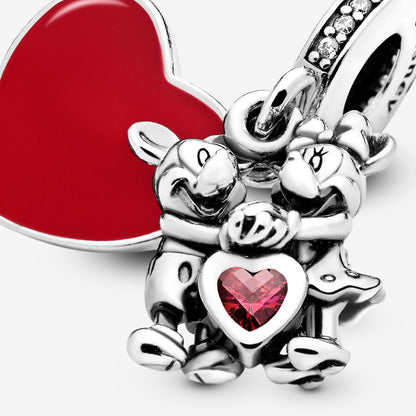 Disney Mickey Mouse & Minnie Mouse Love Dangle Charm