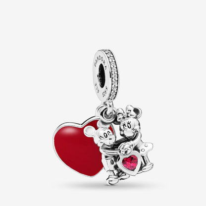 Disney Mickey Mouse & Minnie Mouse Love Dangle Charm