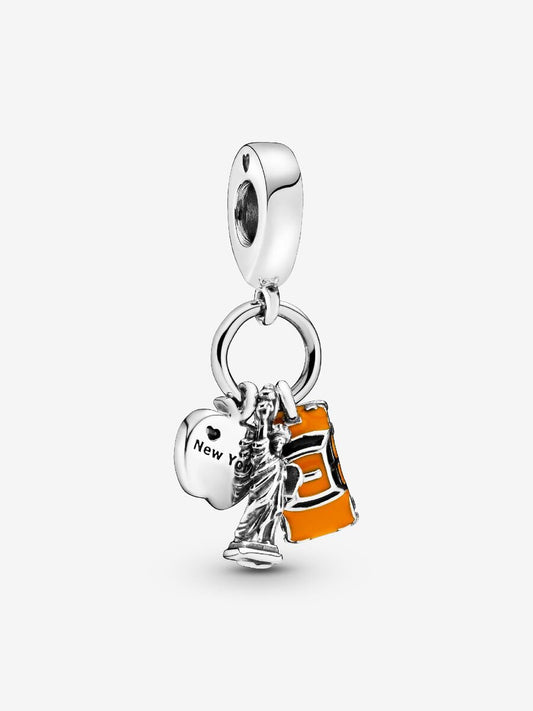 Symbols of New York City Dangle Charm
Sterling silver