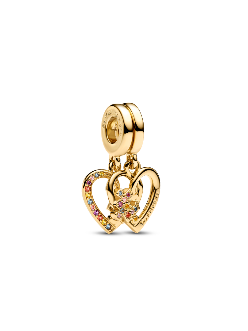 NEW | LIMITED EDITION | Splittable Puzzle Piece Hearts Dangle Charm
14k gold plating