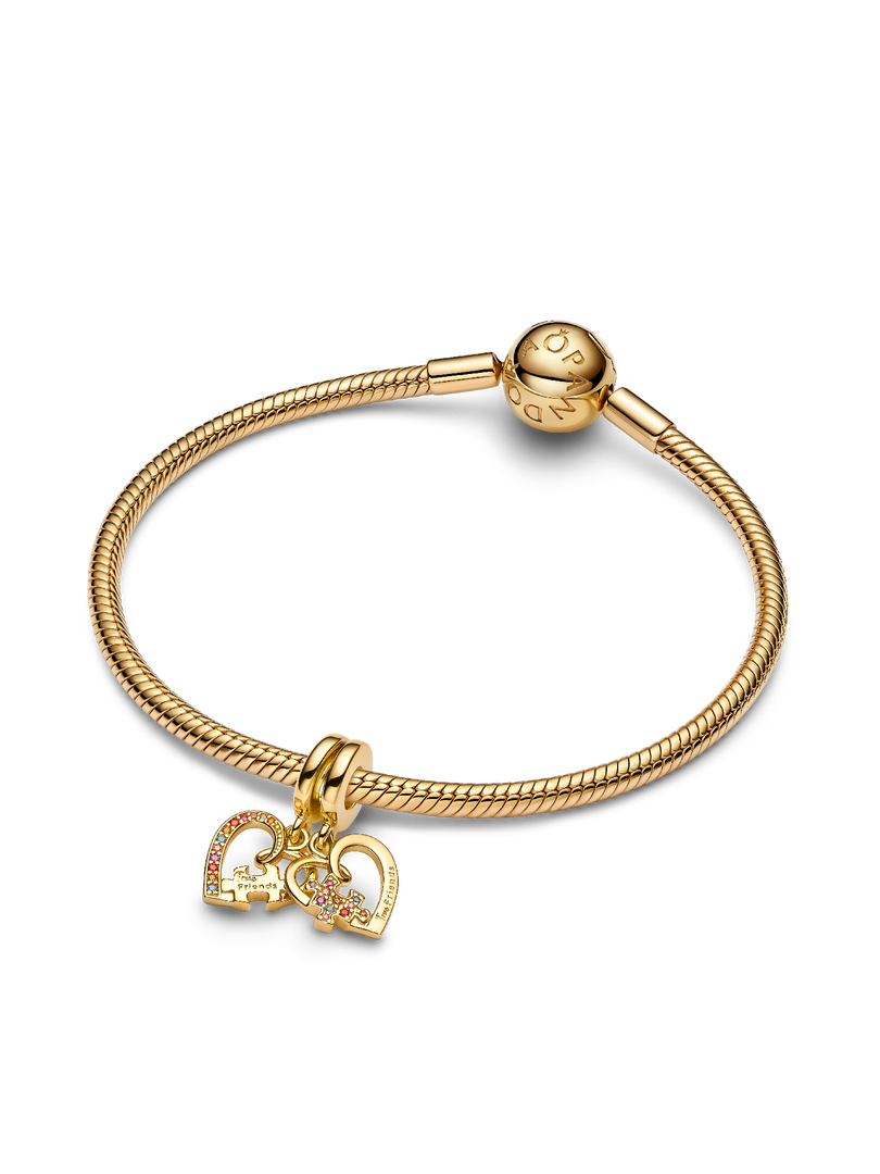 NEW | LIMITED EDITION | Splittable Puzzle Piece Hearts Dangle Charm
14k gold plating
