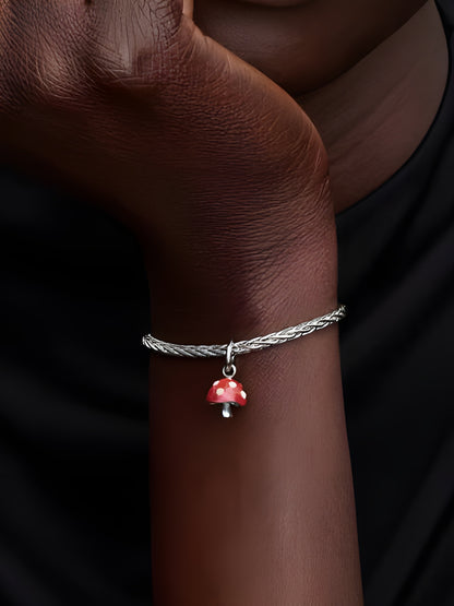 Pandora Glow-in-the-dark Mushroom Dangle Charm