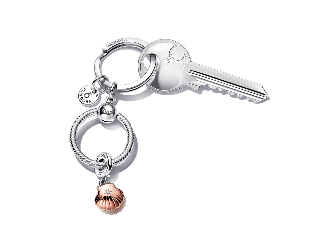 Pandora Club 2023 Seashell & Treated Freshwater Cultured Pearl Dangle Charm