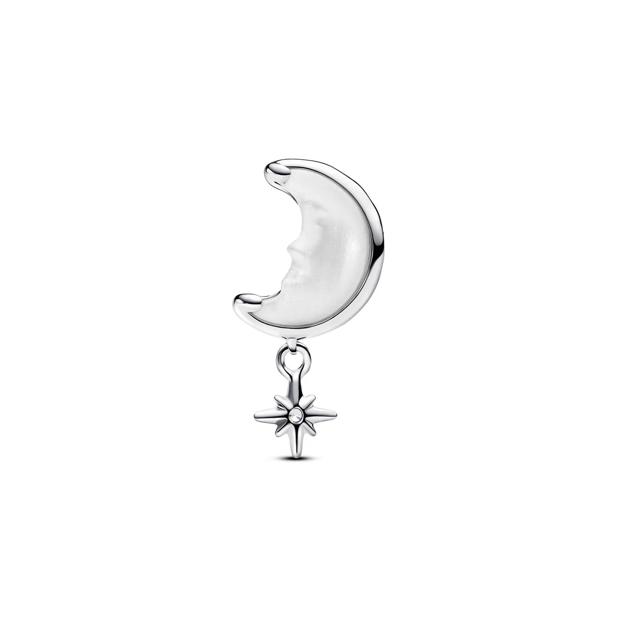 Moon & North Star Charm