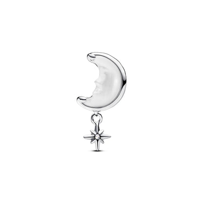 Moon & North Star Charm